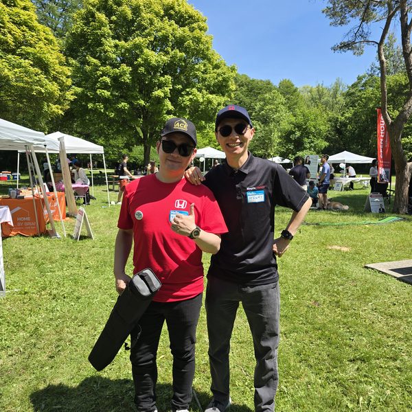 Kevin Ly — sales consultant on the Maple Honda sales team in Vaughan, at a Honda summer event