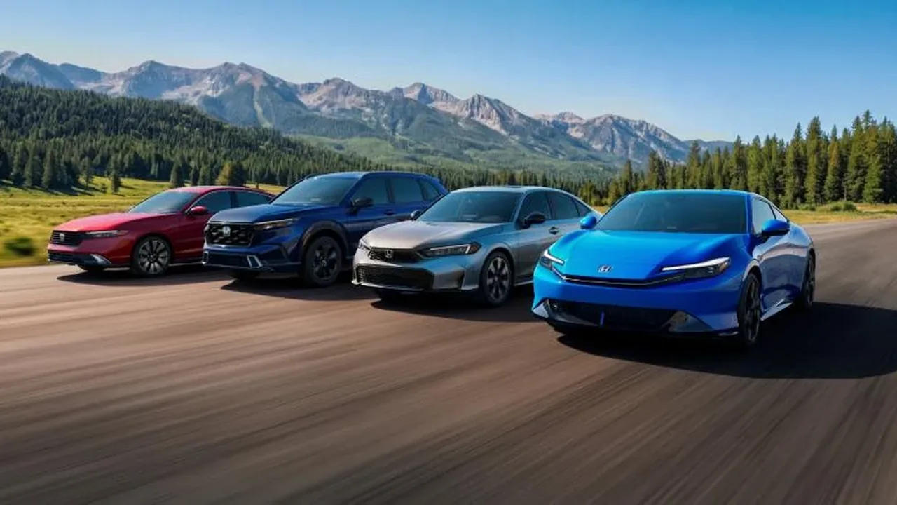 Honda hybrid vehicles at Maple Honda during an August market update