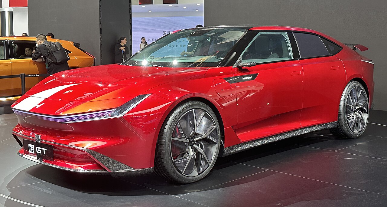 Honda Ye GT flagship performance electric concept, front three-quarter view