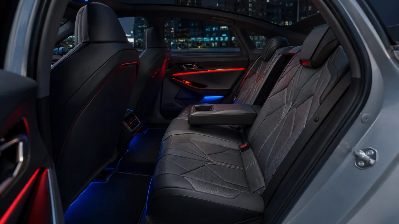 Unofficial concept rendering of a futuristic Honda Civic rear passenger cabin