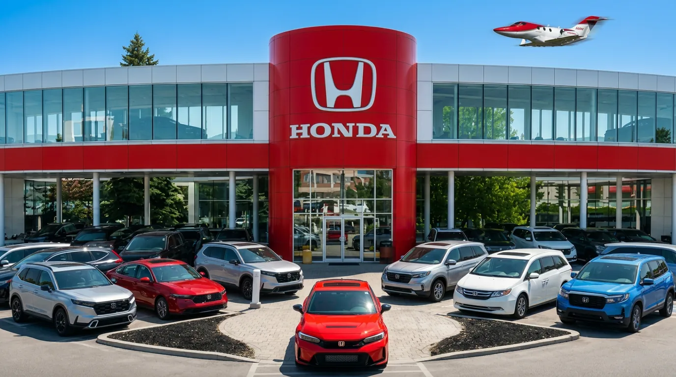 Maple Honda storefront in Vaughan, Ontario, where used Honda warranty coverage can be confirmed by VIN