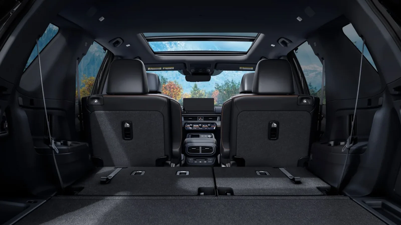2026 Honda Pilot cargo space — rear folding seats for family gear