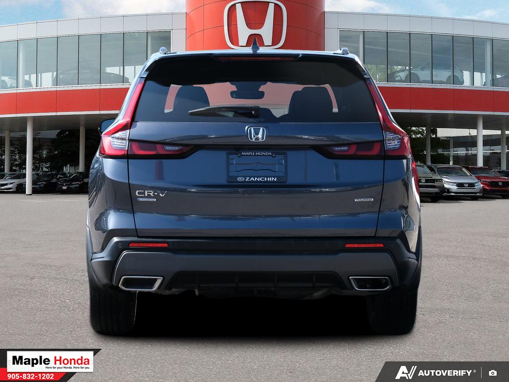 2024 Honda CR-V Hybrid Touring AWD — rear straight-on view