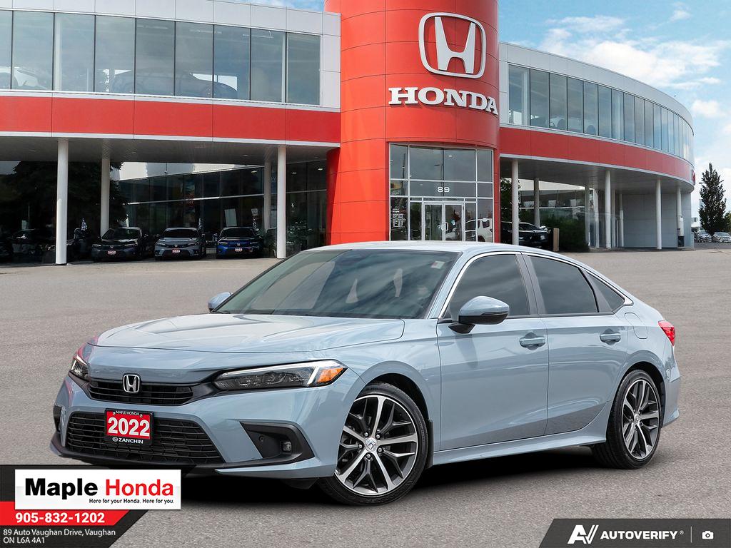 2022 本田 Civic Touring 灰色 — 旺市 Maple Honda 展厅实拍