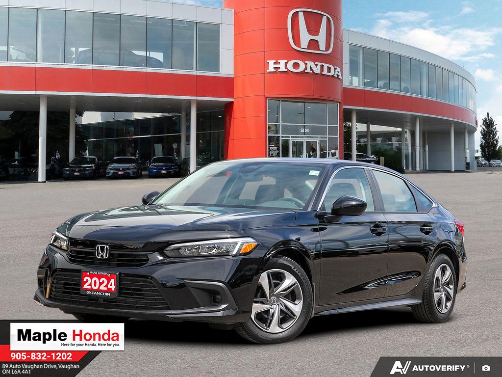 2024 Honda Civic Sedan LX-B in Black at Maple Honda