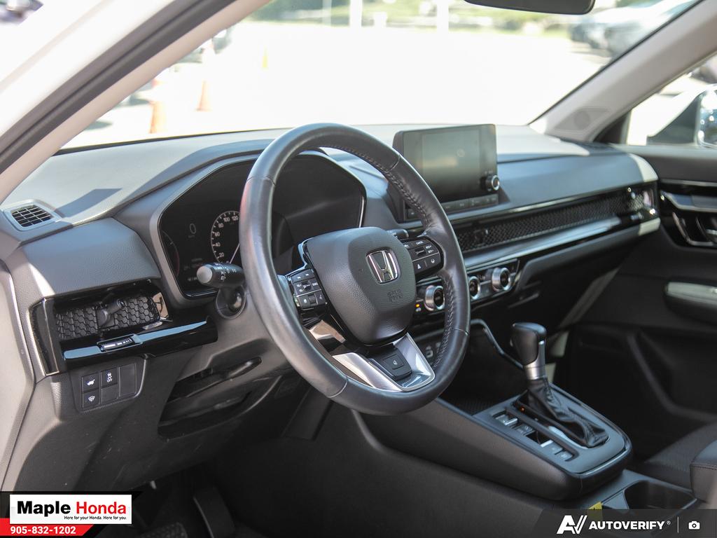 Interior dashboard wide view from driver seat