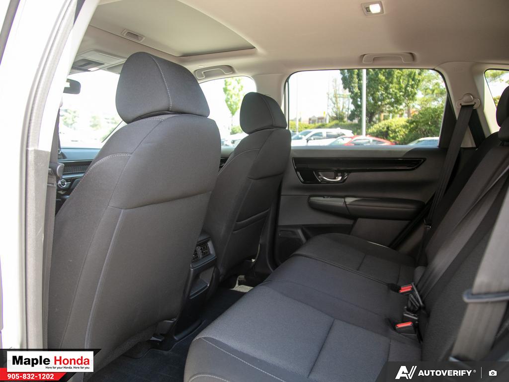 Rear seats wide view