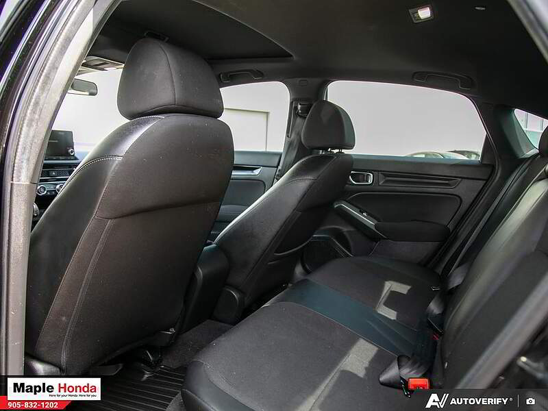 2025 Honda Civic Sport Hybrid 后排座椅
