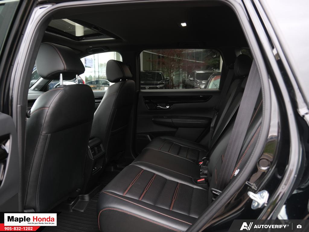 Rear cabin wide view with moonroof