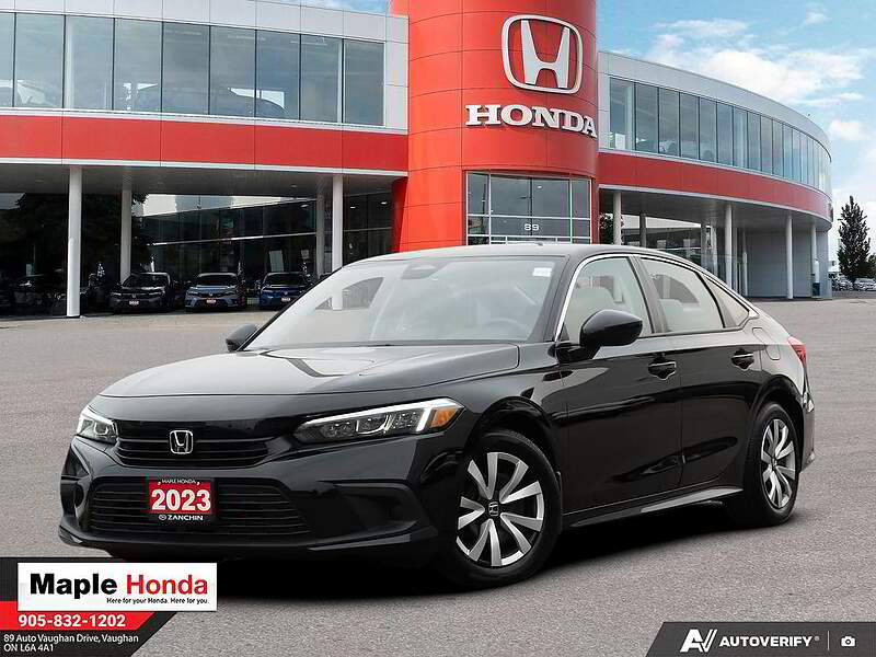 2023 Honda Civic LX in Black at Maple Honda