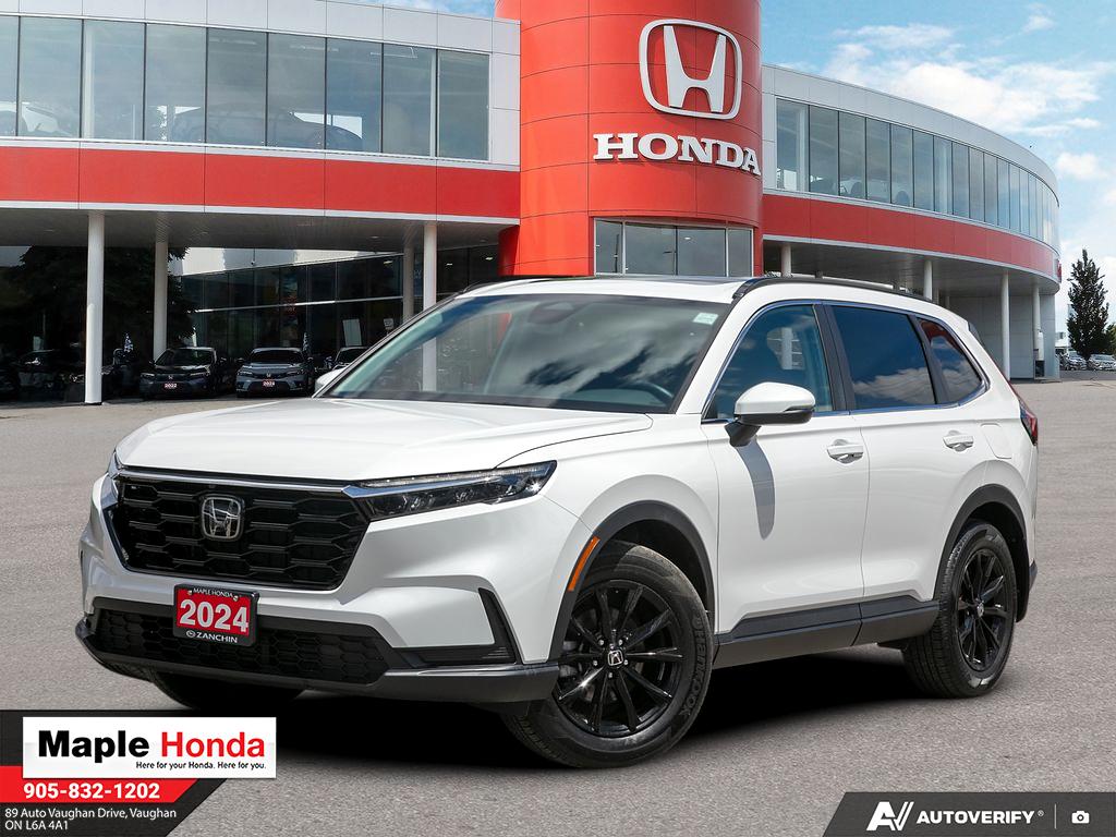 2024 本田 CR-V Sport AWD 白色 — 旺市 Maple Honda 展厅实拍