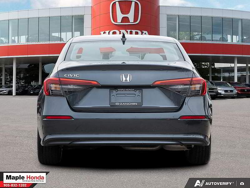 2023 Honda Civic EX 正后方视角