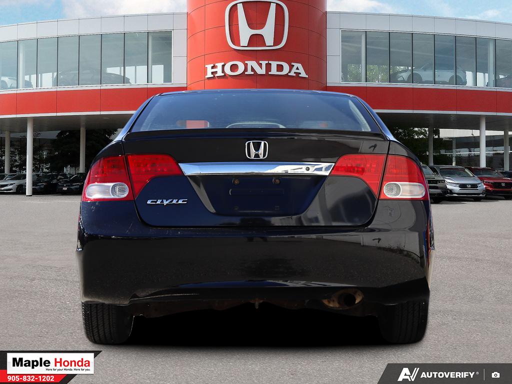 2009 Honda Civic DX-G — rear straight-on view