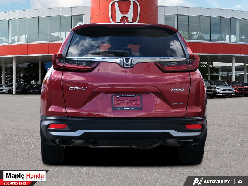 2022 Honda CR-V Sport AWD — rear straight-on view