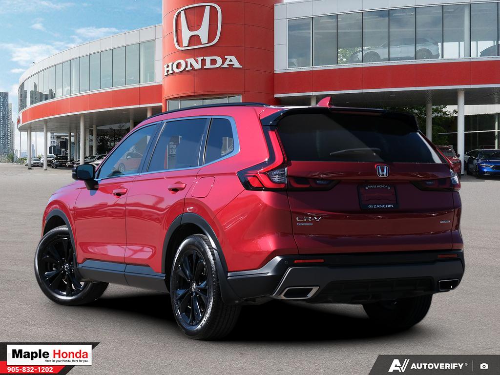 2024 Honda CR-V Hybrid Touring AWD — rear three-quarter view