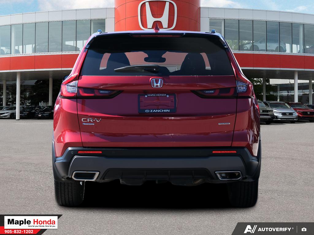2024 Honda CR-V Hybrid Touring AWD — rear straight-on view