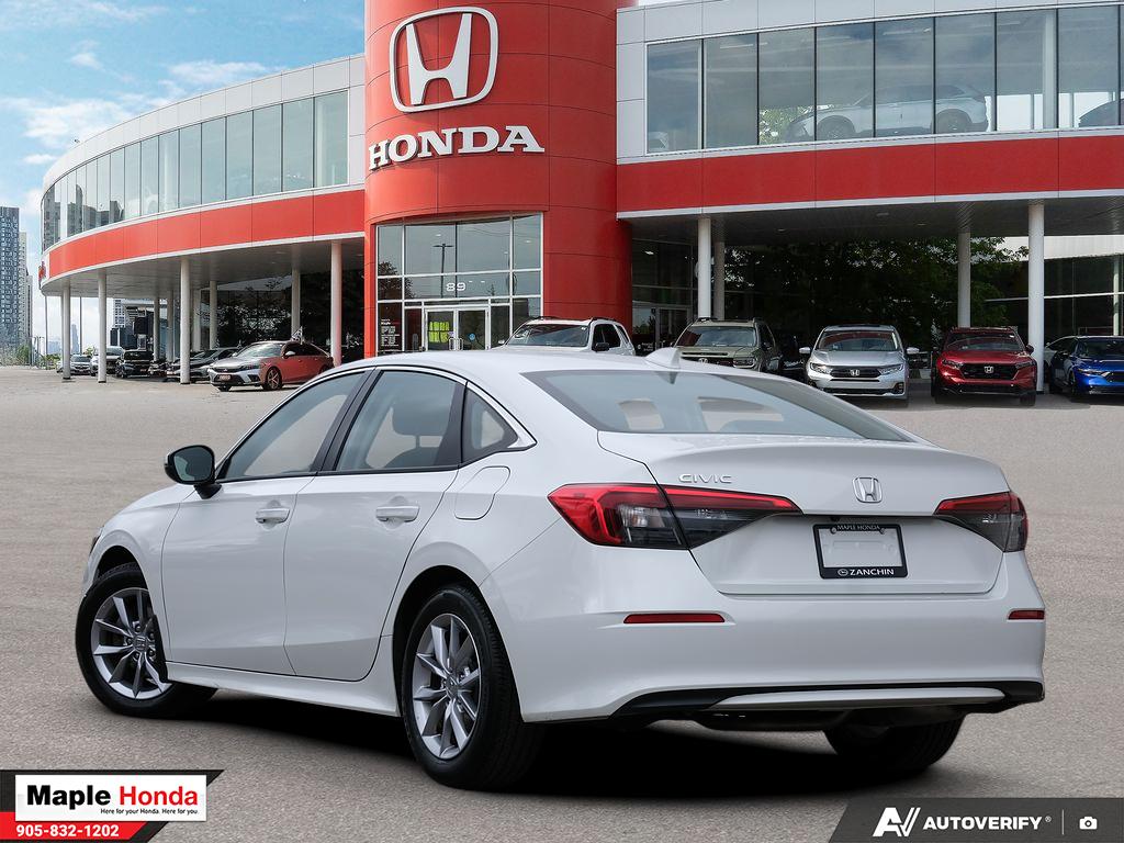 2024 Honda Civic EX — rear three-quarter view