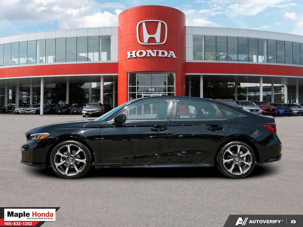 2025 Honda Civic Sport Touring Hybrid — side profile