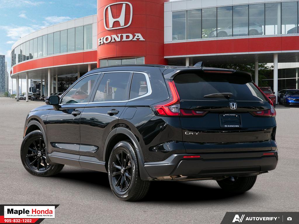 2025 Honda CR-V Sport AWD — rear three-quarter view