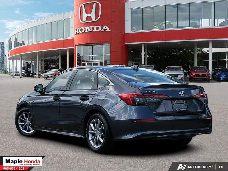 2023 Honda Civic EX — rear three-quarter view