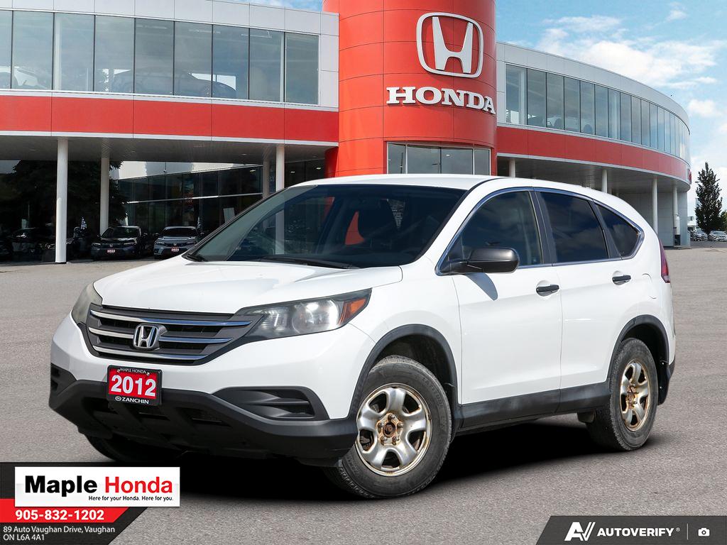 2012 Honda CR-V LX 白色 车头四分之三视角，旺市 Maple Honda 实拍