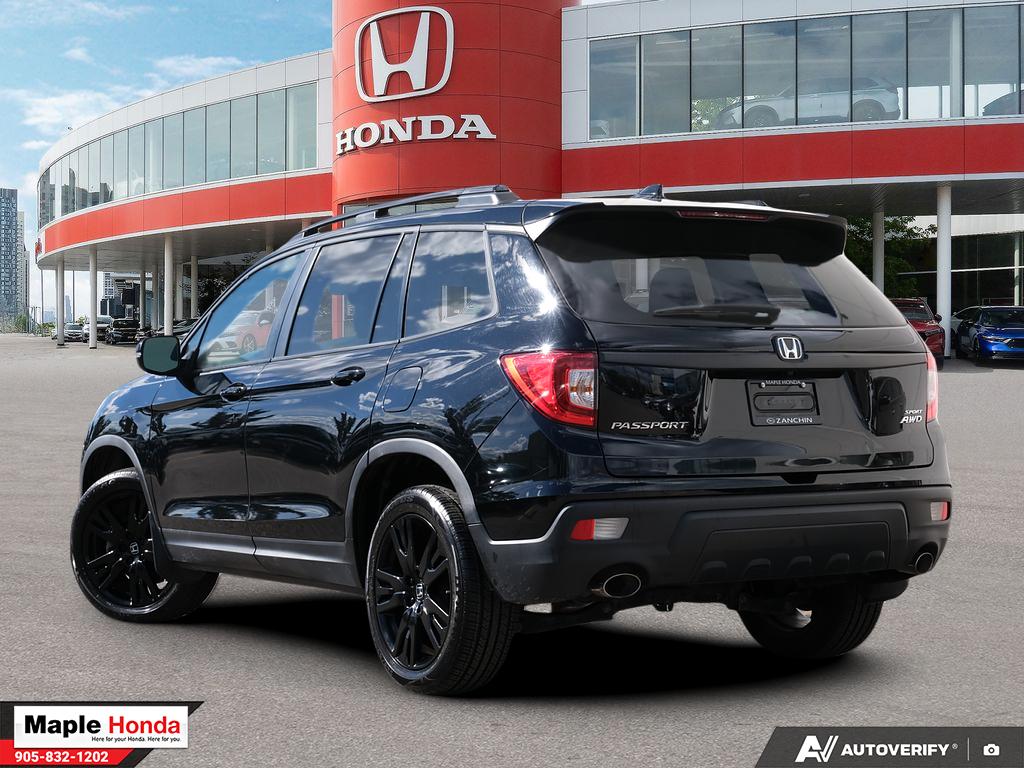 2021 Honda Passport Sport AWD — rear three-quarter view