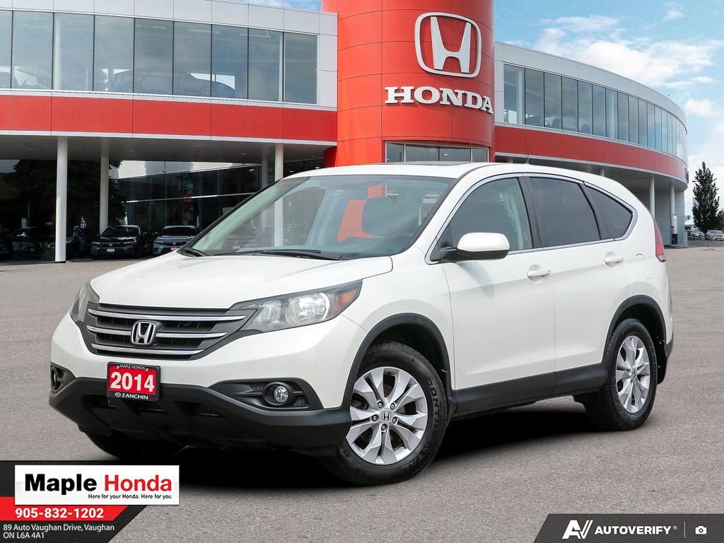 2014 Honda CR-V EX 白色 车头四分之三视角，旺市 Maple Honda 实拍
