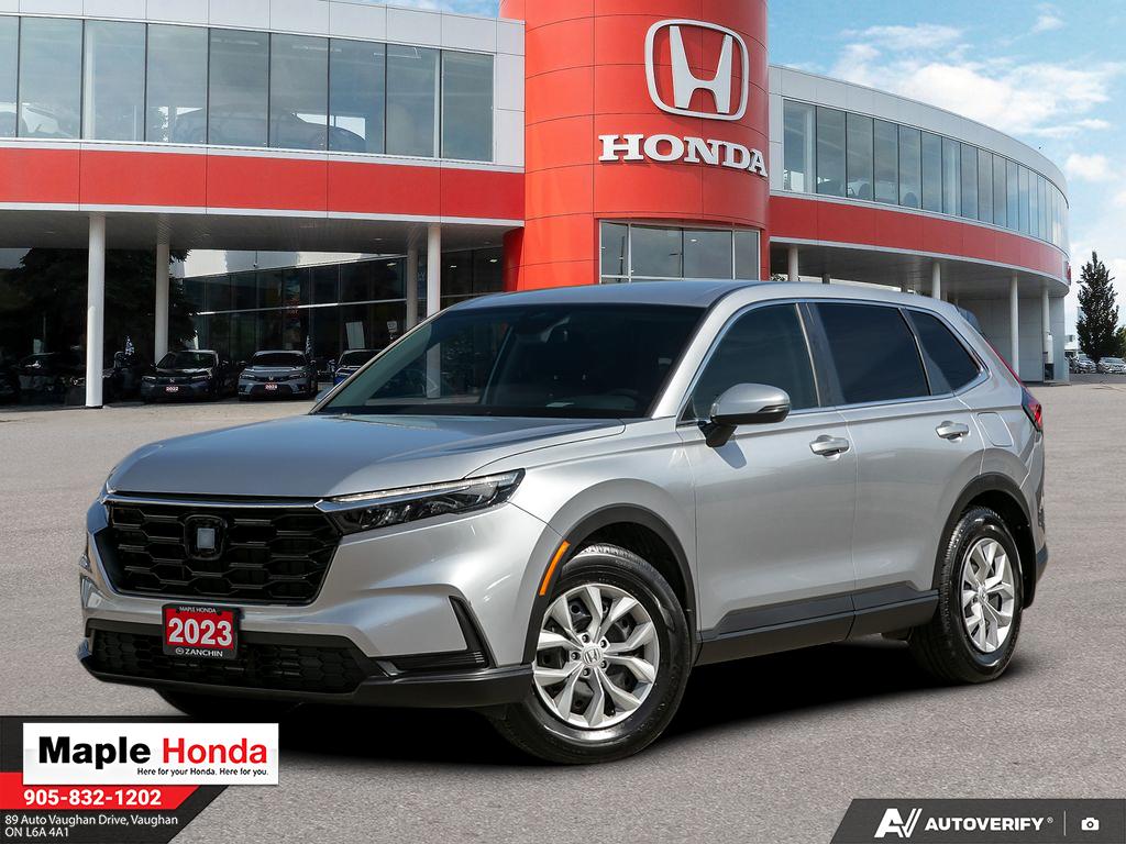 2023 Honda CR-V LX-B 银色 车头四分之三视角，旺市 Maple Honda 实拍