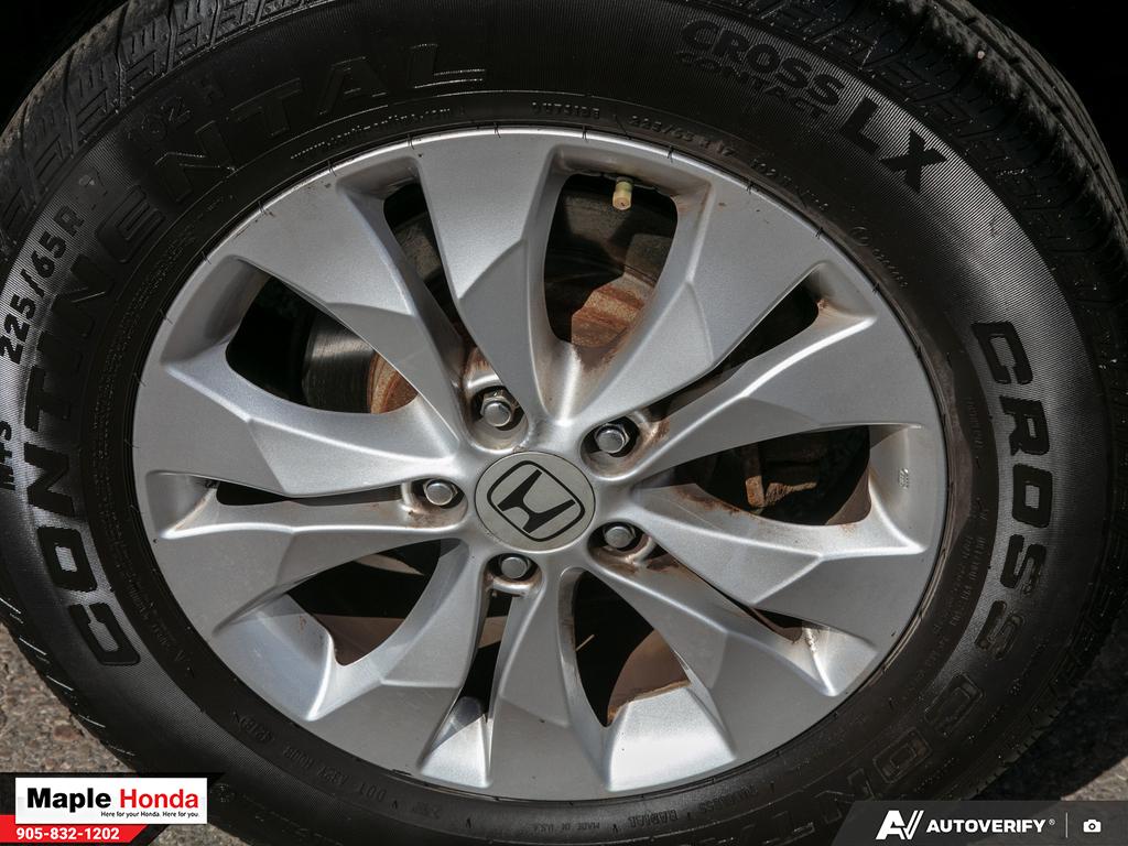2014 Honda CR-V Touring driver 视角的中控台
