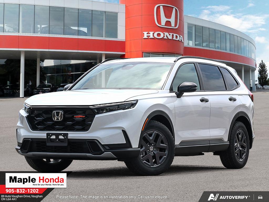 2026 Honda CR-V Hybrid TrailSport AWD in White at Maple Honda
