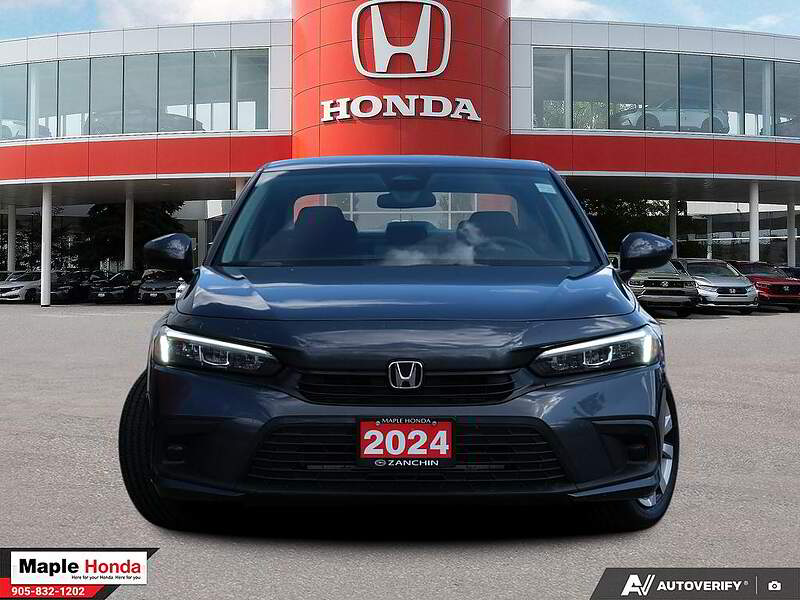 2024 Honda Civic LX-B — front straight-on view