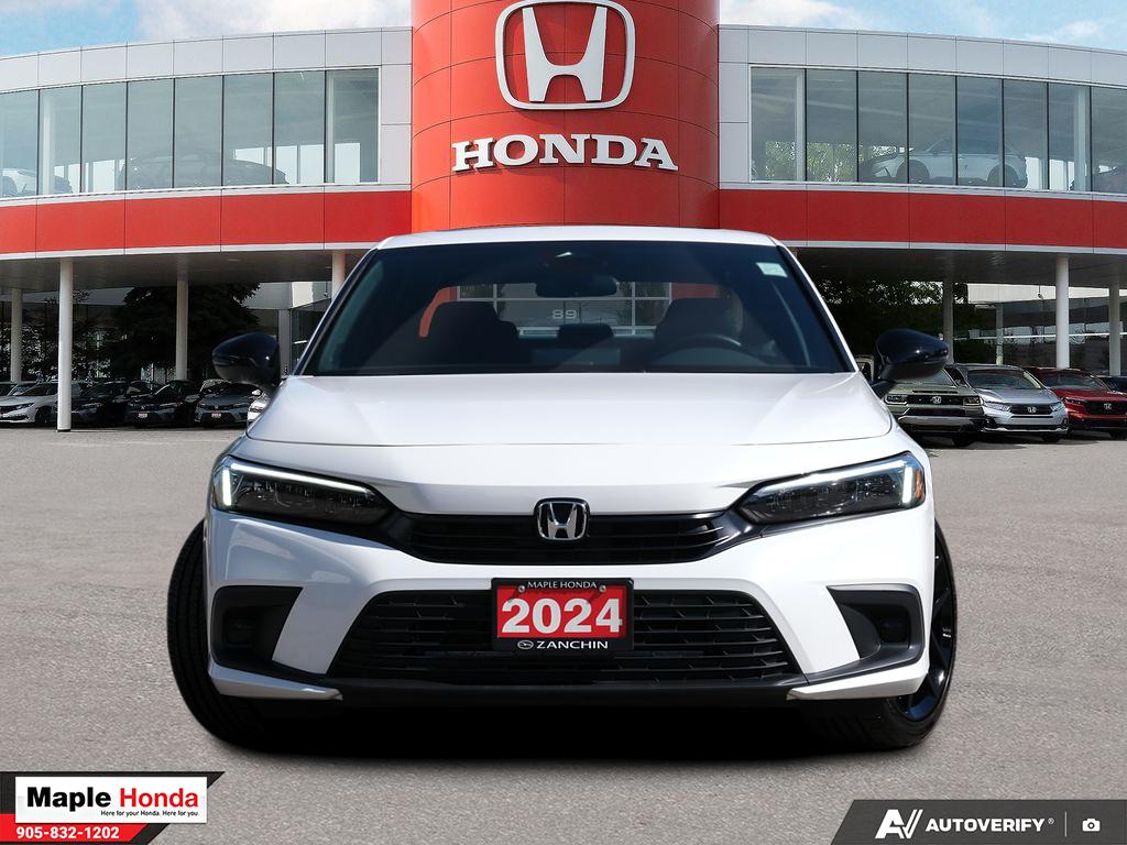 2024 Honda Civic Sport — front straight-on view