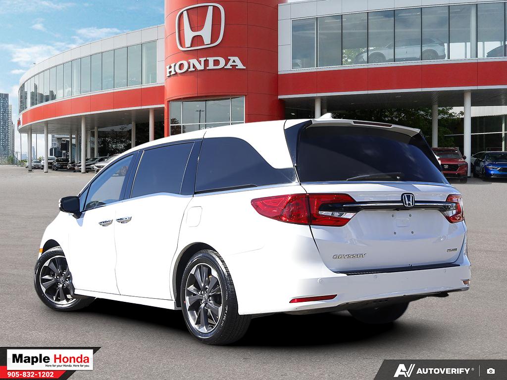 2023 Honda Odyssey Touring — rear three-quarter view