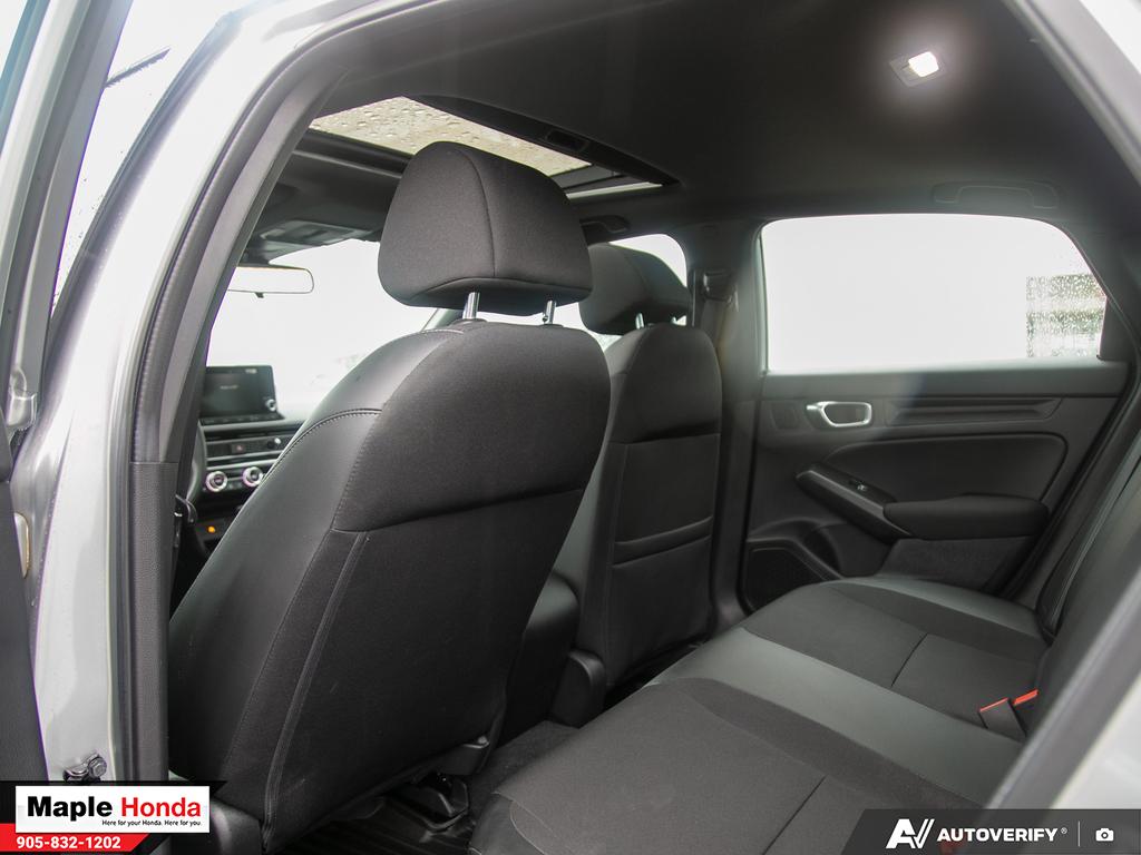Rear cabin wide view through open door