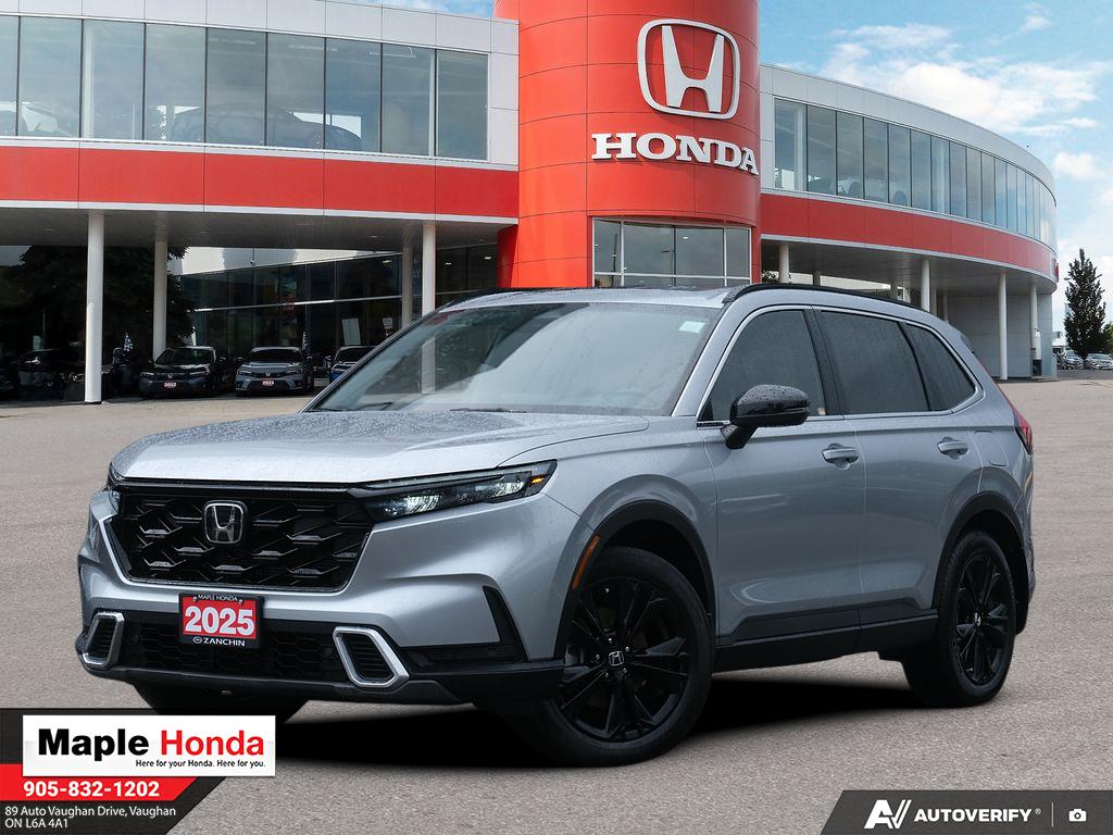 2025 Honda CR-V Hybrid Touring AWD in Silver at Maple Honda Vaughan
