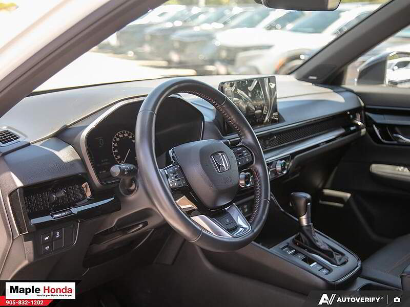 Interior dashboard wide view from driver seat