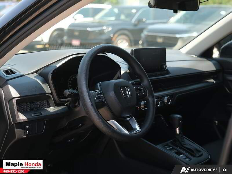 Interior dashboard wide view from driver seat