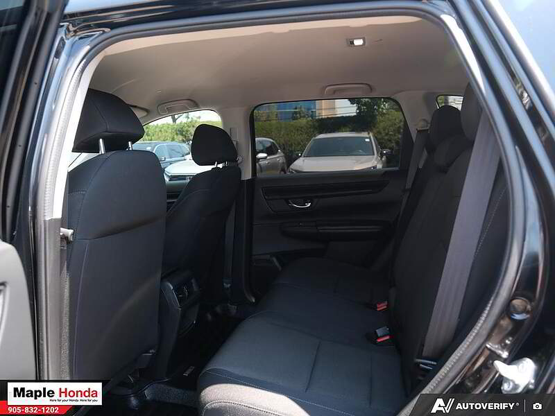 Rear seats wide view
