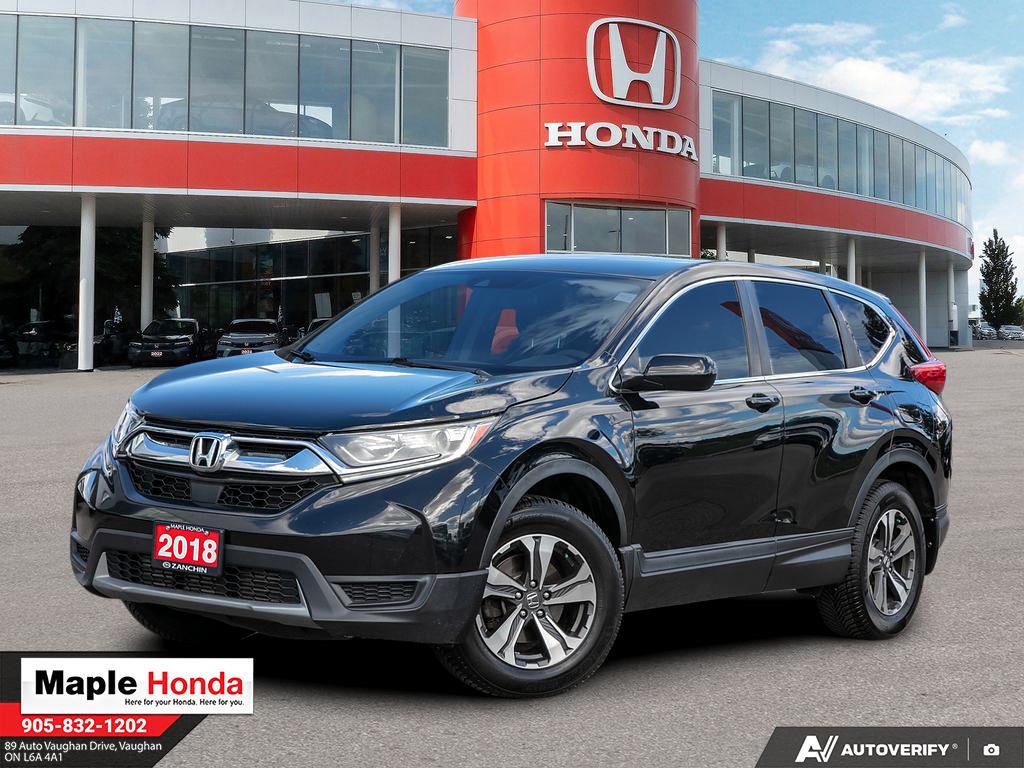 2018 Honda CR-V LX 黑色 车头四分之三视角，旺市 Maple Honda 实拍