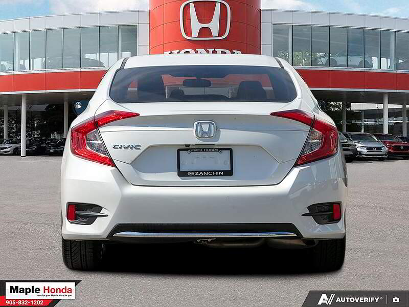 2020 Honda Civic EX 正后方视角