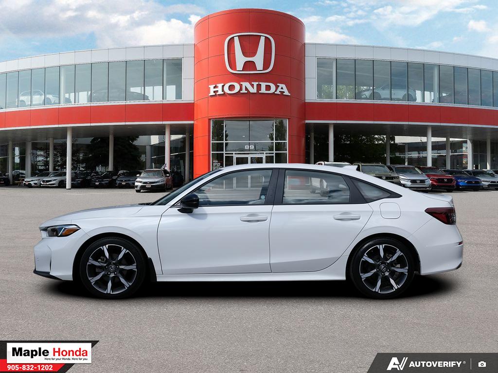 2025 Honda Civic Sport Touring Hybrid — side profile