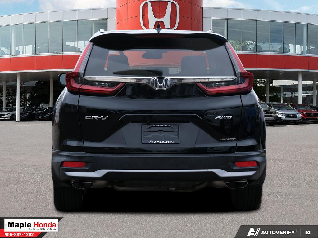 2021 Honda CR-V Sport AWD — rear straight-on view