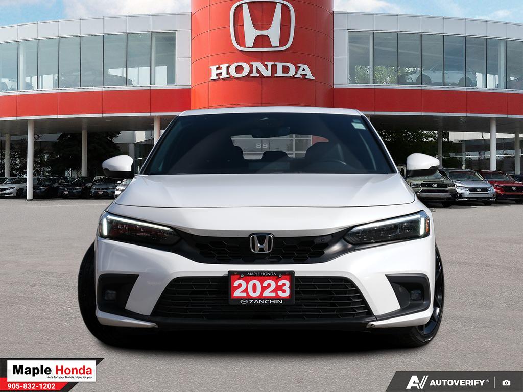 2023 Honda Civic Hatchback Sport Touring — front straight-on view