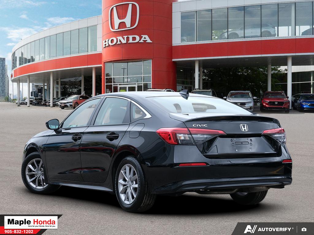 2024 Honda Civic EX — rear three-quarter view