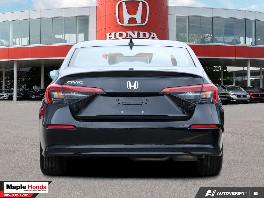 2024 Honda Civic EX — rear straight-on view